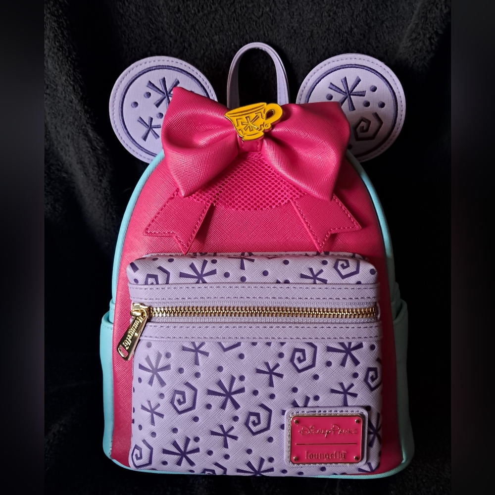 Minnie Main Attraction Teacup Loungefly Mini Backpack